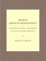 Human Services Management: Organizational Leadership in Social Work Practice