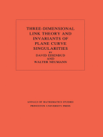 Three-Dimensional Link Theory and Invariants of Plane Curve Singularities. (AM-110), Volume 110