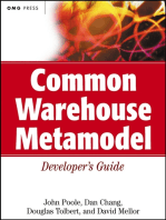 Common Warehouse Metamodel Developer's Guide