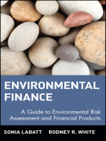 Environmental Finance: A Guide to Environmental Risk Assessment and Financial Products