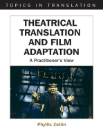 Theatrical Translation and Film Adaptation: A Practitioner's View