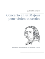 Concerto en ut Majeur pour violon et cordes: Restitution et arrangement par Micheline Cumant