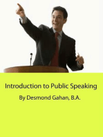 Introduction to Public Speaking