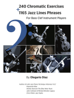 240 Chromatic Exercises + 1165 Jazz Lines Phrases for Bass Clef Instrument Players