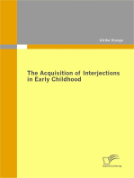 The Acquisition of Interjections in Early Childhood