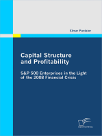 Capital Structure and Profitability: S&P 500 Enterprises in the Light of the 2008 Financial Crisis