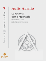 Lo racional como razonable: Un tratato sobre la justificación jurídica