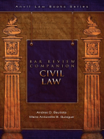 Bar Review Companion: Civil Law: Anvil Law Books Series, #1