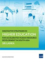 Innovative Strategies in Higher Education for Accelerated Human Resource Development in South Asia: Sri Lanka