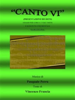 Canto VI. Presentazione dei doni. Adagio per coro a 3 voci miste e quintetto strumentale