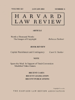 Harvard Law Review: Volume 125, Number 3 - January 2012