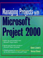 Managing Projects With Microsoft Project 2000: For Windows