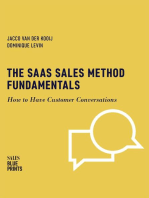 The SaaS Sales Method Fundamentals: How to Have Customer Conversations: Sales Blueprints, #3