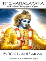 The Mahabarata of Krishna-Dwaipayana Vyasa - BOOK I - ADI PARVA