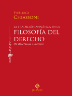 La tradición analítica en la filosofía del derecho: De Bentham a Kelsen