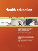 Health education A Clear and Concise Reference