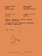 Skeletal Variability in British Columbia Coastal Populations: A Descriptive and Comparative Assessment of Cranial Morphology