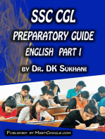 SSC CGL Preparatory Guide –English (Part 1)