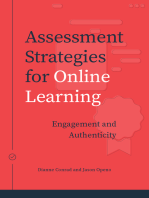 Assessment Strategies for Online Learning: Engagement and Authenticity