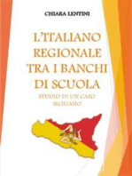 L'italiano regionale tra i banchi di scuola