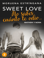 No sabes cuánto te odio... Serie Sweet love 3