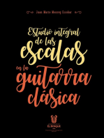 Estudio integral de las escalas en la guitarra clásica