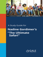 A Study Guide for Nadine Gordimer's "The Ultimate Safari"