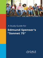 A Study Guide for Edmund Spenser's "Sonnet 75"