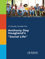 A Study Guide for Anthony Dey Hoagland's "Social Life"