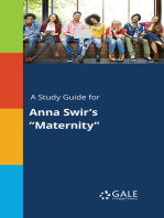 A Study Guide for Anna Swir's "Maternity"