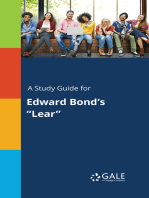 A Study Guide for Edward Bond's "Lear"