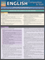 English Composition & Style: a QuickStudy Laminated Reference Guide