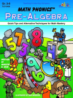 Math Phonics Pre-Algebra