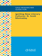 Gale Researcher Guide for: Igniting New Literary Cultures: N. Scott Momaday