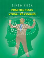 Practice Tests in Verbal Reasoning: Nearly 3000 Test Exercises with Answers and Explanations