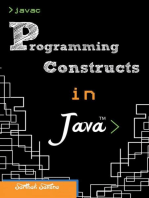 Programming Constructs in Java