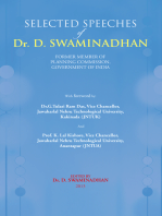 Selected Speeches of Dr. D. Swaminadhan