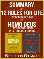 Summary of 12 Rules for Life: An Antidote to Chaos by Jordan B. Peterson + Summary of Homo Deus by Yuval Noah Harari 2-in-1 Boxset Bundle