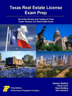 Texas Real Estate License Exam Prep: All-in-One Review and Testing to Pass Texas' Pearson Vue Real Estate Exam