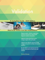 Validation A Complete Guide - 2019 Edition