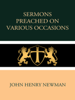 Sermons Preached on Various Occasions