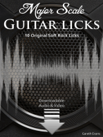 Major Scale Guitar Licks: 10 Original Soft Rock Licks with Audio & Video