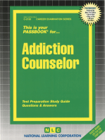 Addiction Counselor: Passbooks Study Guide