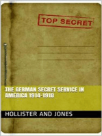 The German Secret Service in America 1914-1918