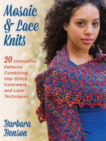 Mosaic & Lace Knits: 20 Innovative Patterns Combining Slip-Stitch Colorwork and Lace Techniques