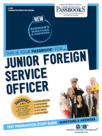 Junior Foreign Service Officer: Passbooks Study Guide