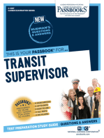 Transit Supervisor: Passbooks Study Guide