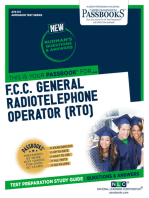 F.C.C. GENERAL RADIOTELEPHONE OPERATOR (RTO): Passbooks Study Guide