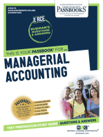 Managerial Accounting: Passbooks Study Guide