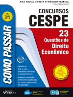 Como passar em concursos CESPE: direito econômico: 23 questões de direito econômico